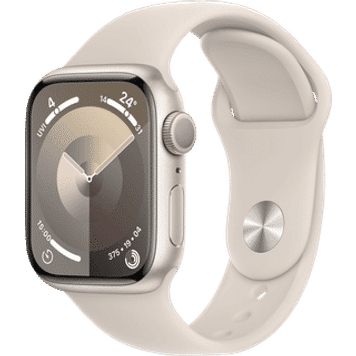 Apple Watch Series 9 hell Seitenansicht
