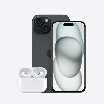 Multi Product -  Apple iPhone 15 mit AirPods Pro 2nd Gen.