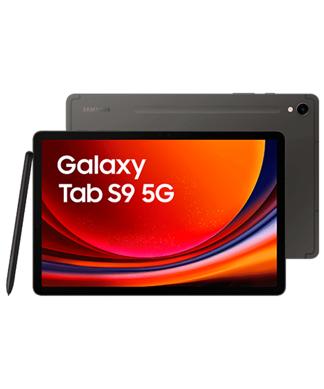 Samsung Galaxy Tab S9  Front-/Rückansicht