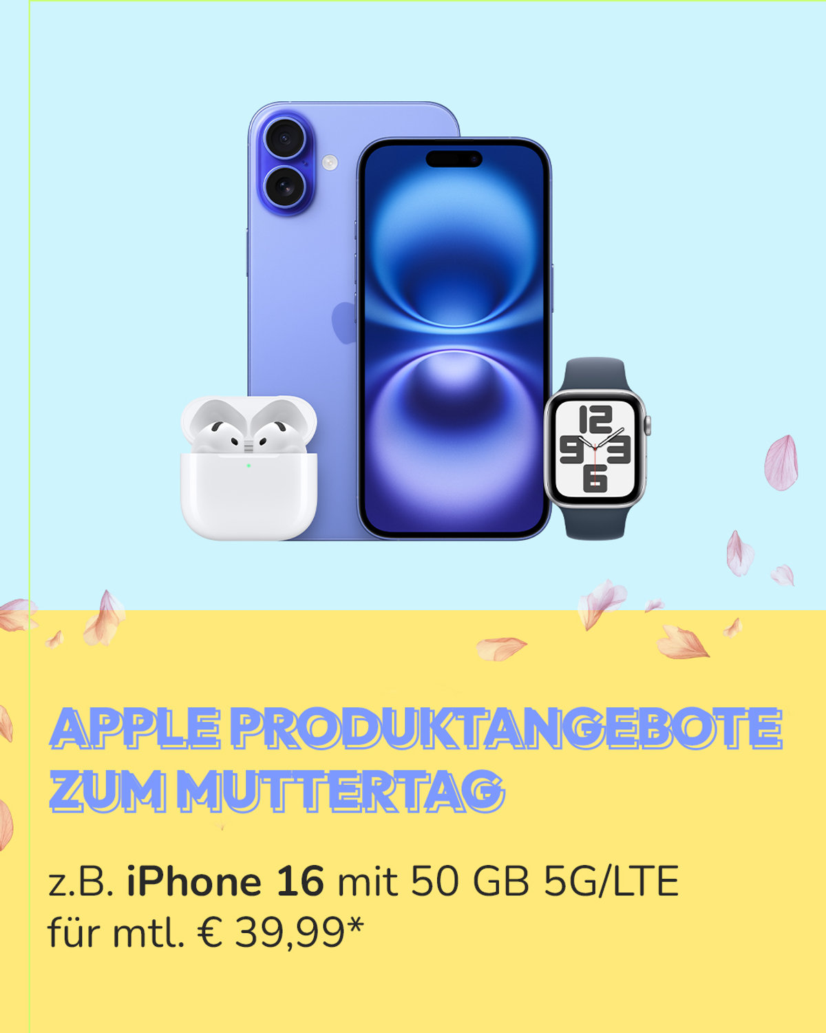 Angebote Muttertag Apple - Headerbild