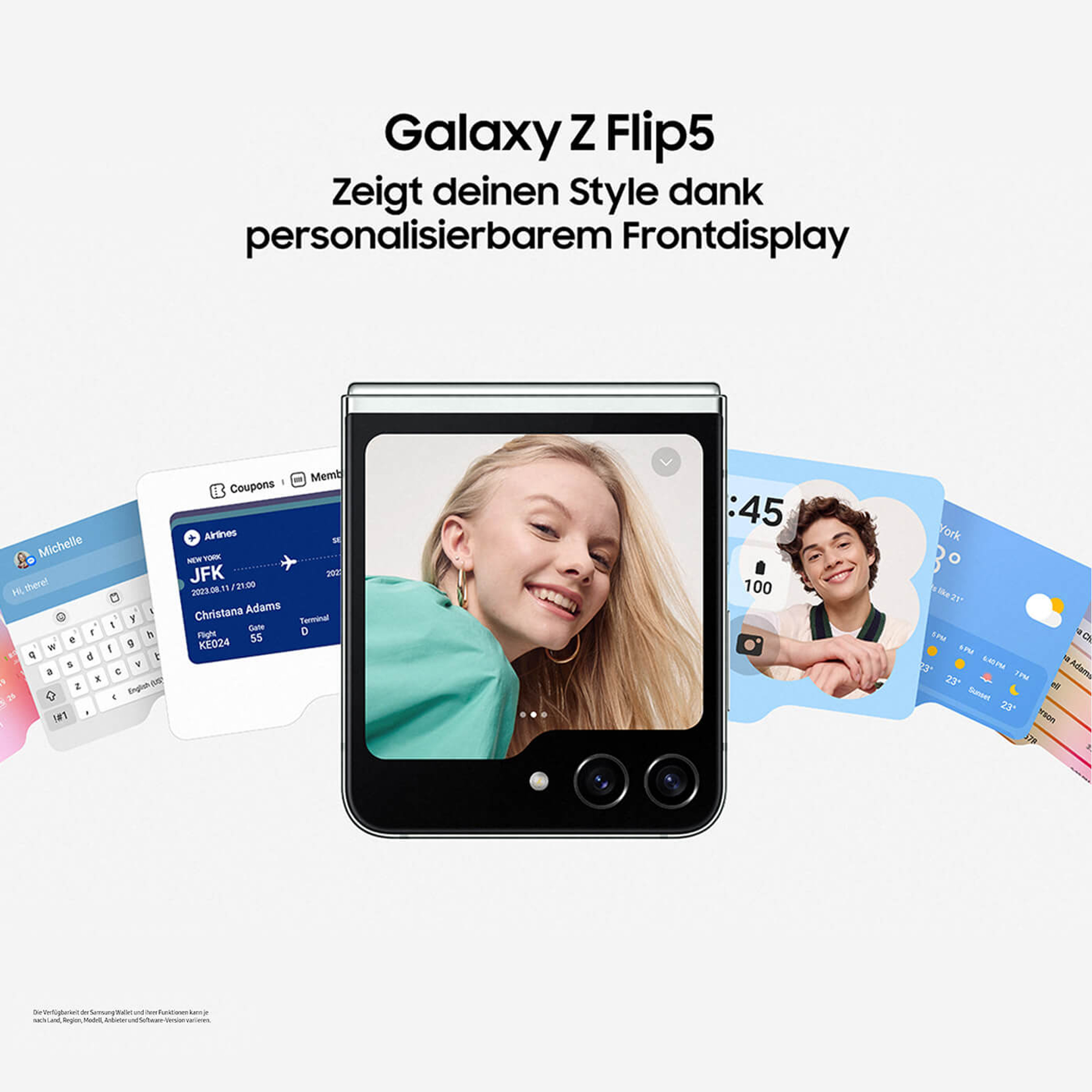 Samsung Galaxy Z Flip 5 Frontdisplay
