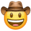 Cowboy Hut Gesicht