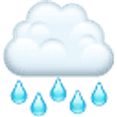 Wolke mit Regen