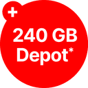 Aktion: 240 GB Depot - deine Extra-Datenreserve