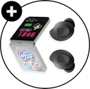 Samsung Galaxy Buds FE & Galaxy Z Flip6 Flipsuit Case transparent gratis