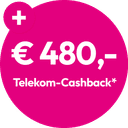 € 480,- Telekom-Cashback