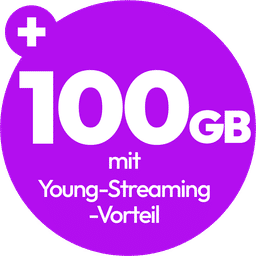 + 100 GB mit Young-Streaming-Vorteil
