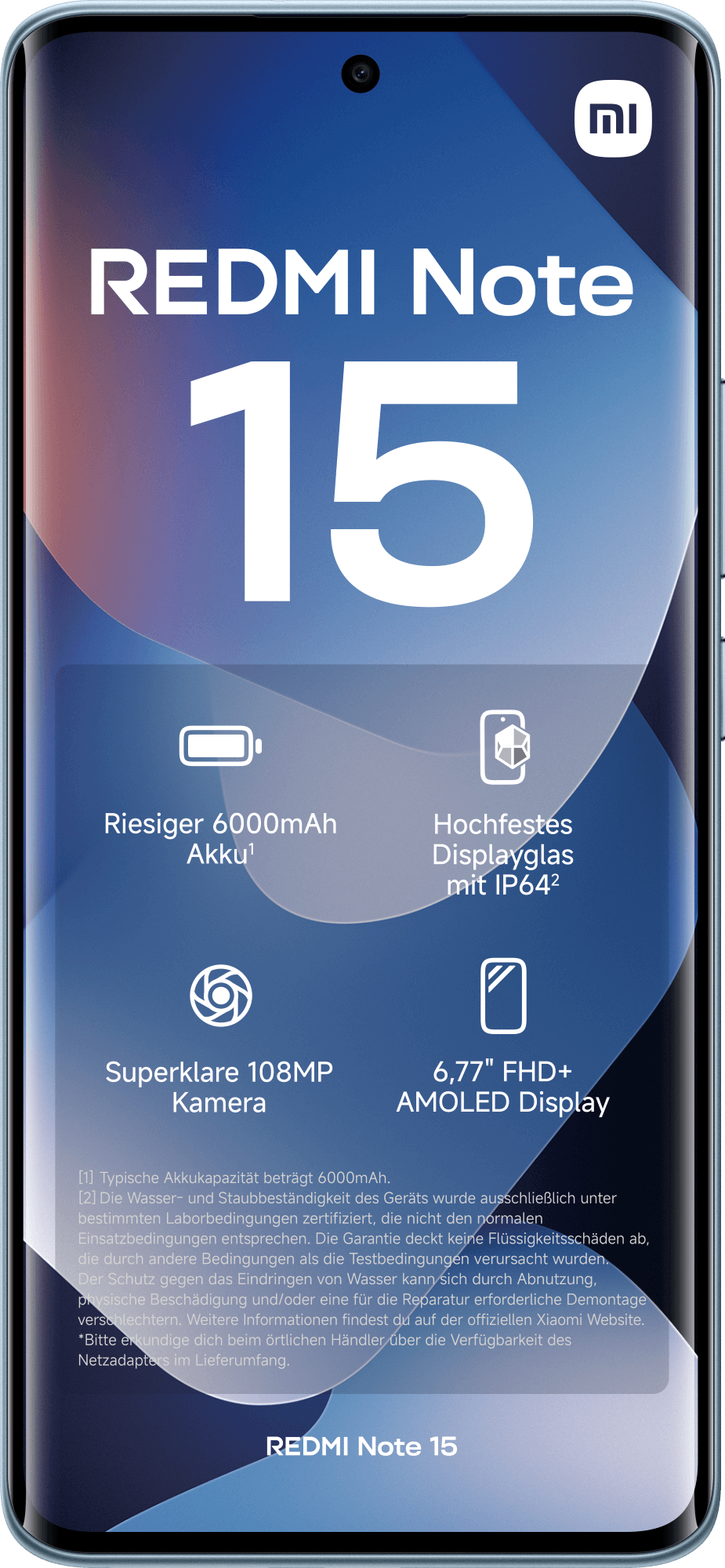 XIAOMI REDMI Note 15 128 GB Glacier Blue Dual SIM
