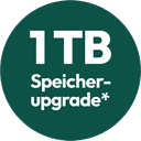 1 TB Speicher-Upgrade gratis*