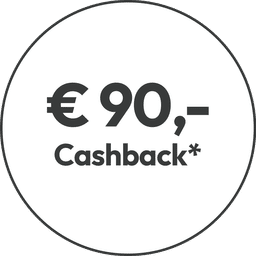 Launch-Aktion: € 90,- Cashback