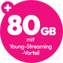 + 80 GB mit Young-Streaming-Vorteil