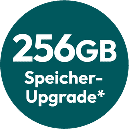 256 GB Speicher-Upgrade gratis*