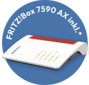 FRITZ!Box 7590 AX inklusive
