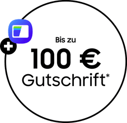 Jetzt bis zu 100 Euro Gutschrift sichern!