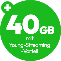 + 40 GB mit Young-Streaming-Vorteil