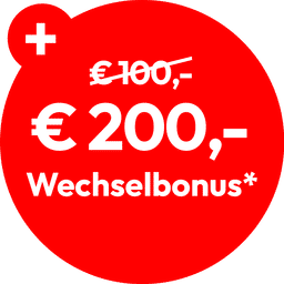 € 200,- Wechselbonus