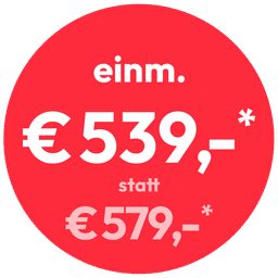 Preisstörer, einm. € 539,95* anstatt € 579,95*