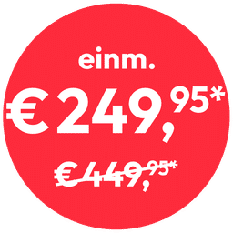 Preisstörer, einm. € 149,95 ansatt € 449,95