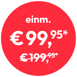 Preisstörer, einm. € 99,95 ansatt € 199,95