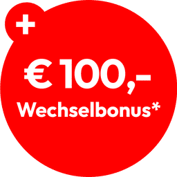 Störer € 100,- Wechselbonus