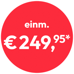 Preisstörer einm. € 49,95* anstatt € 99,95*