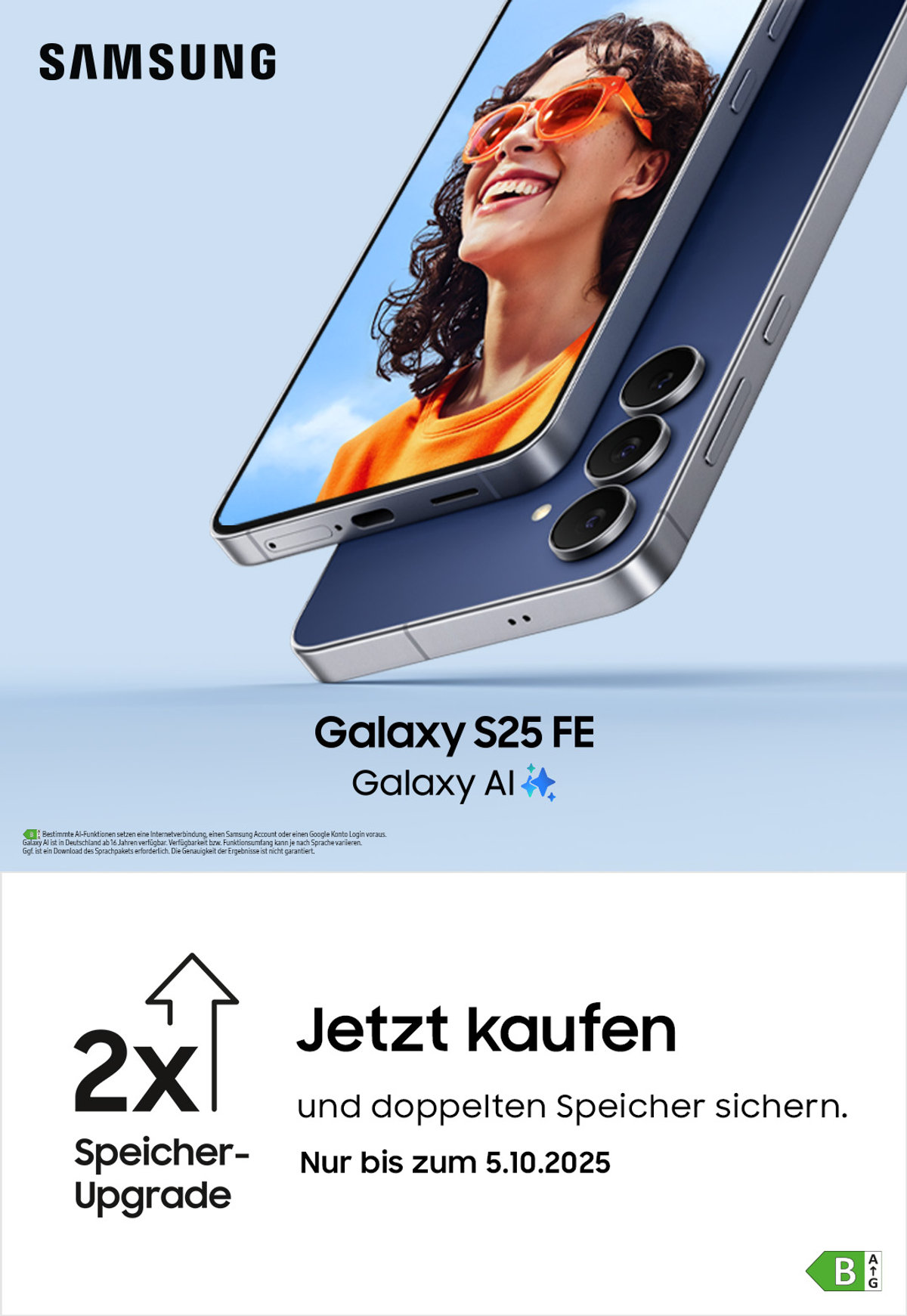 Angebote Samsung Galaxy S25 FE - Headerbild