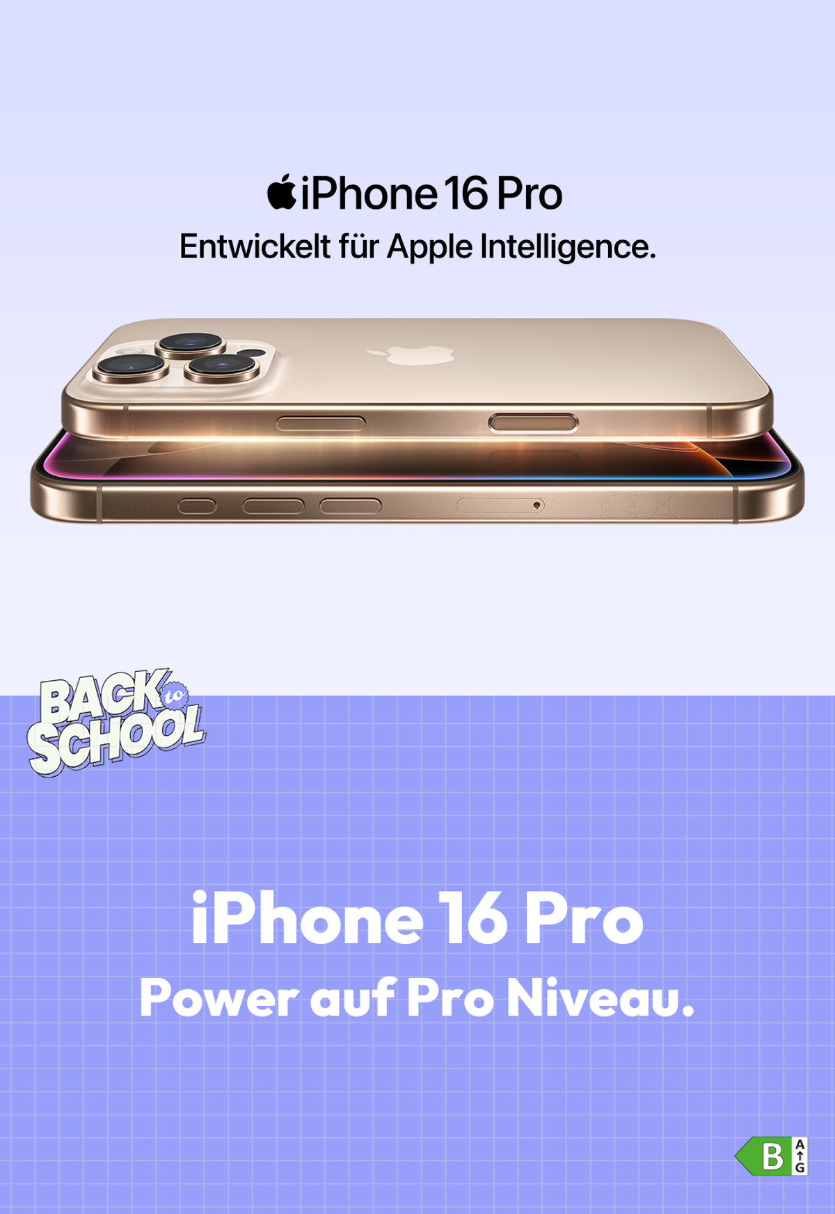 Apple Aktion - Back2School - Headerbild