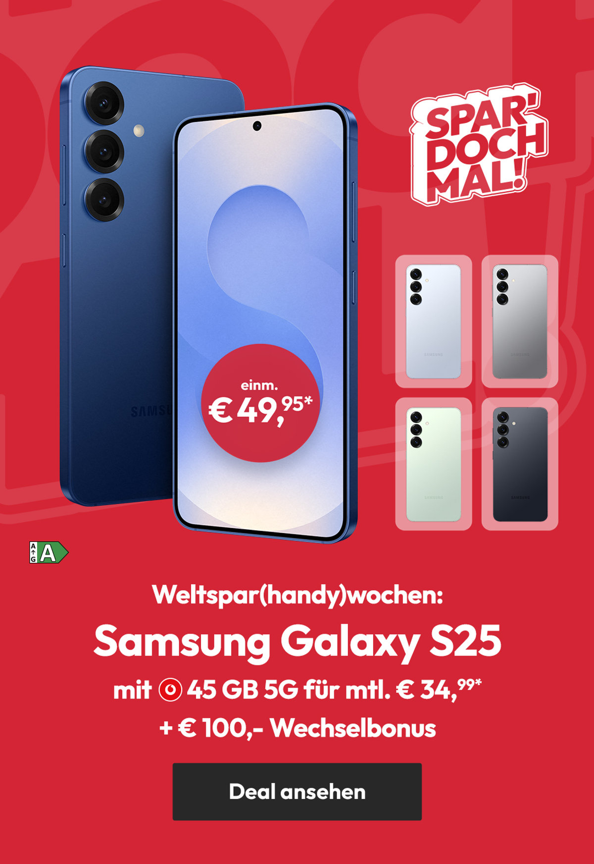 Weltsparhandywochen Galaxy S25