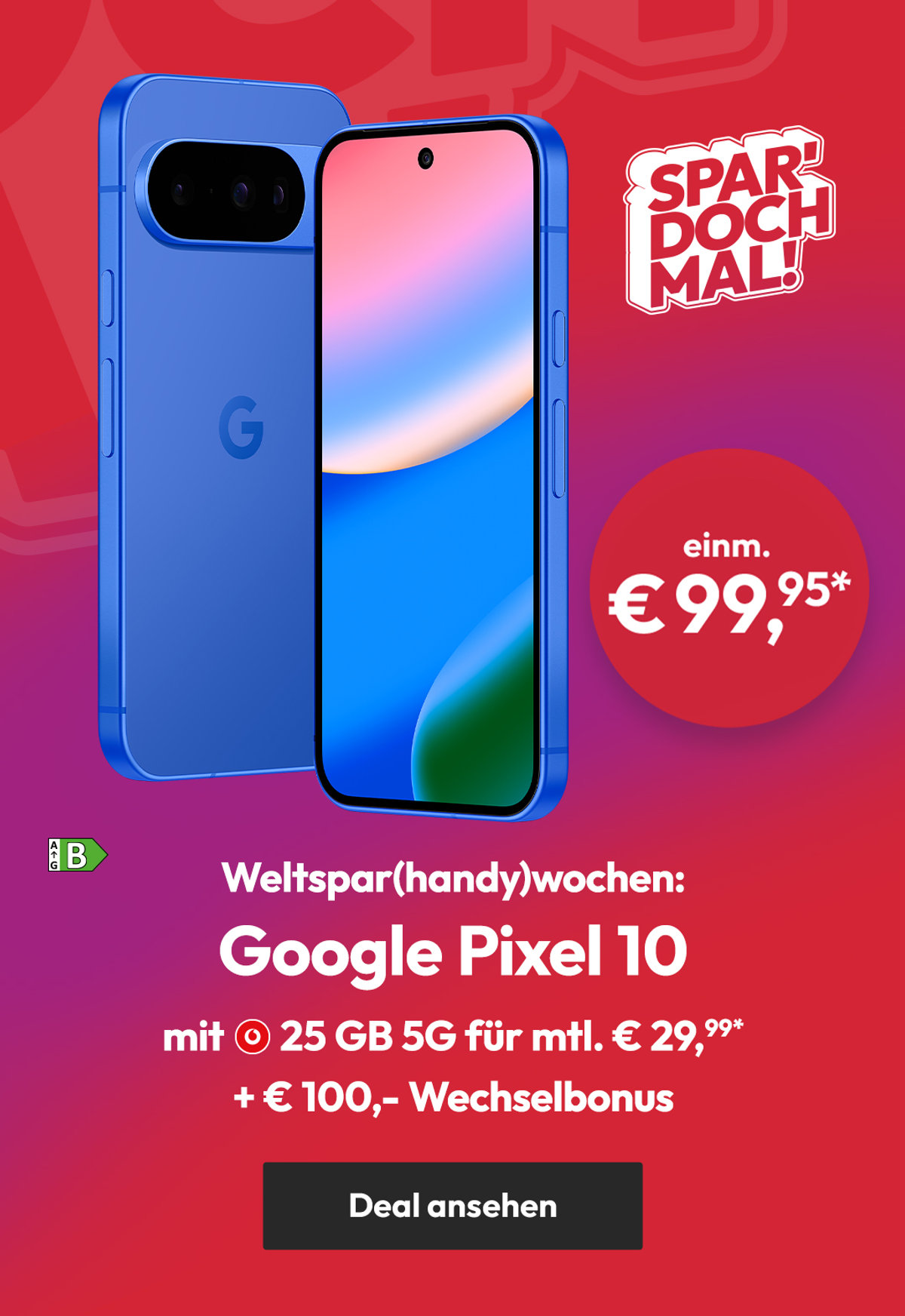 Teaserbild - Weltsparhandytag Google Pixel 10