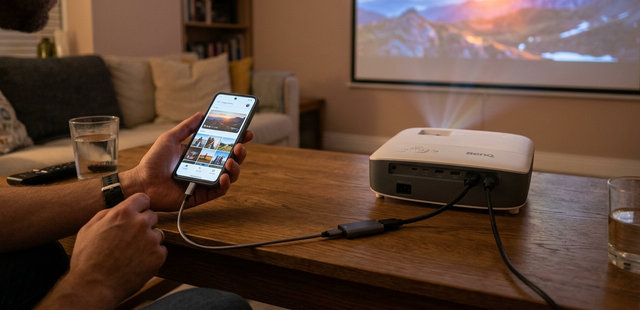  Beamer mit Handy verbinden