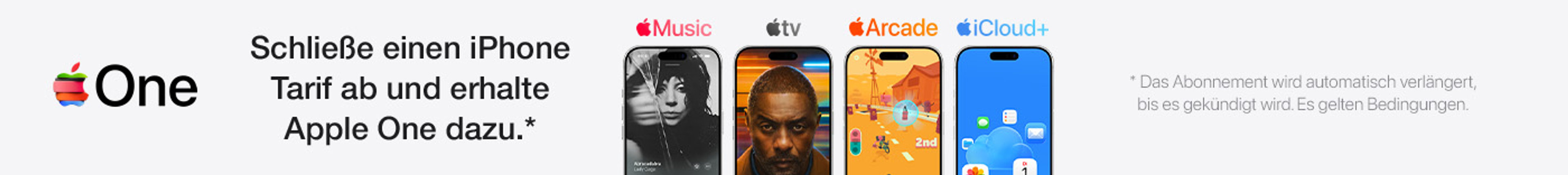 Apple One - 3 Monate kostenlos*