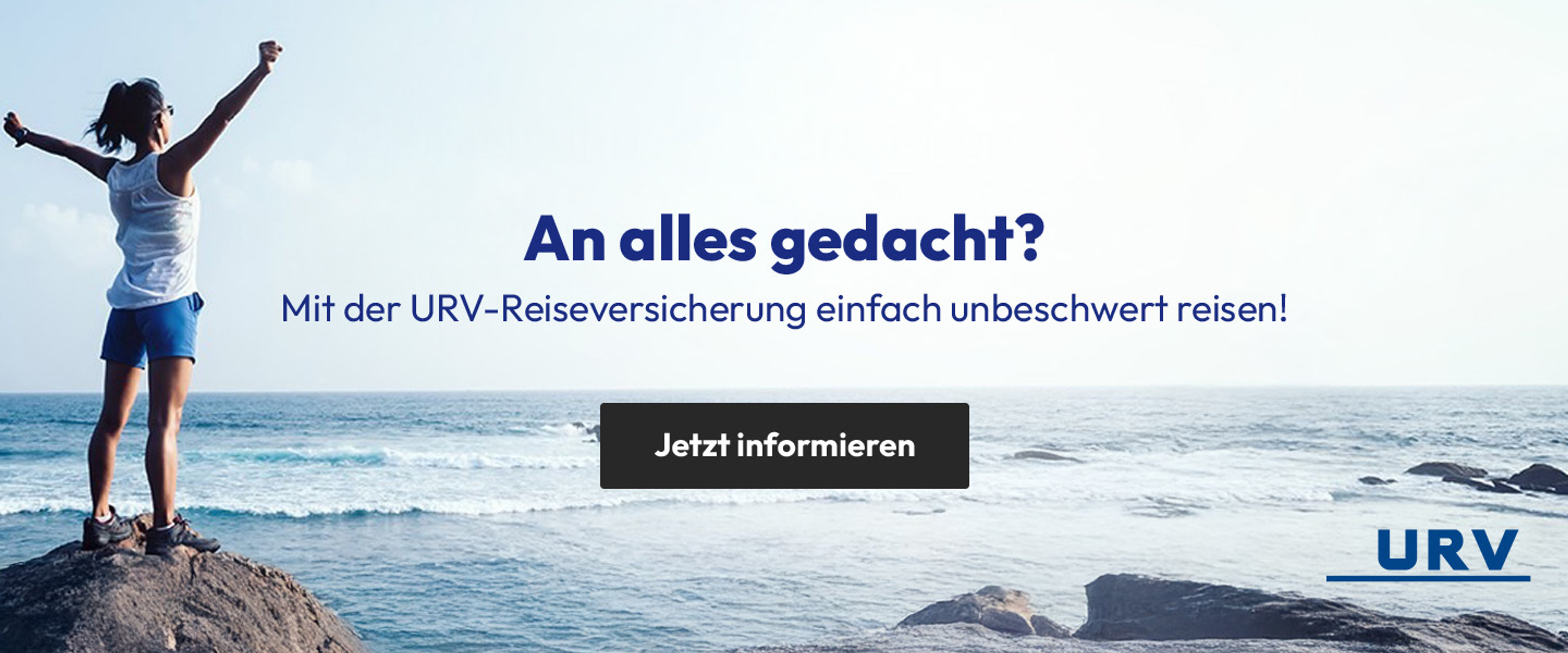 Banner zur URV Reiserversicherung