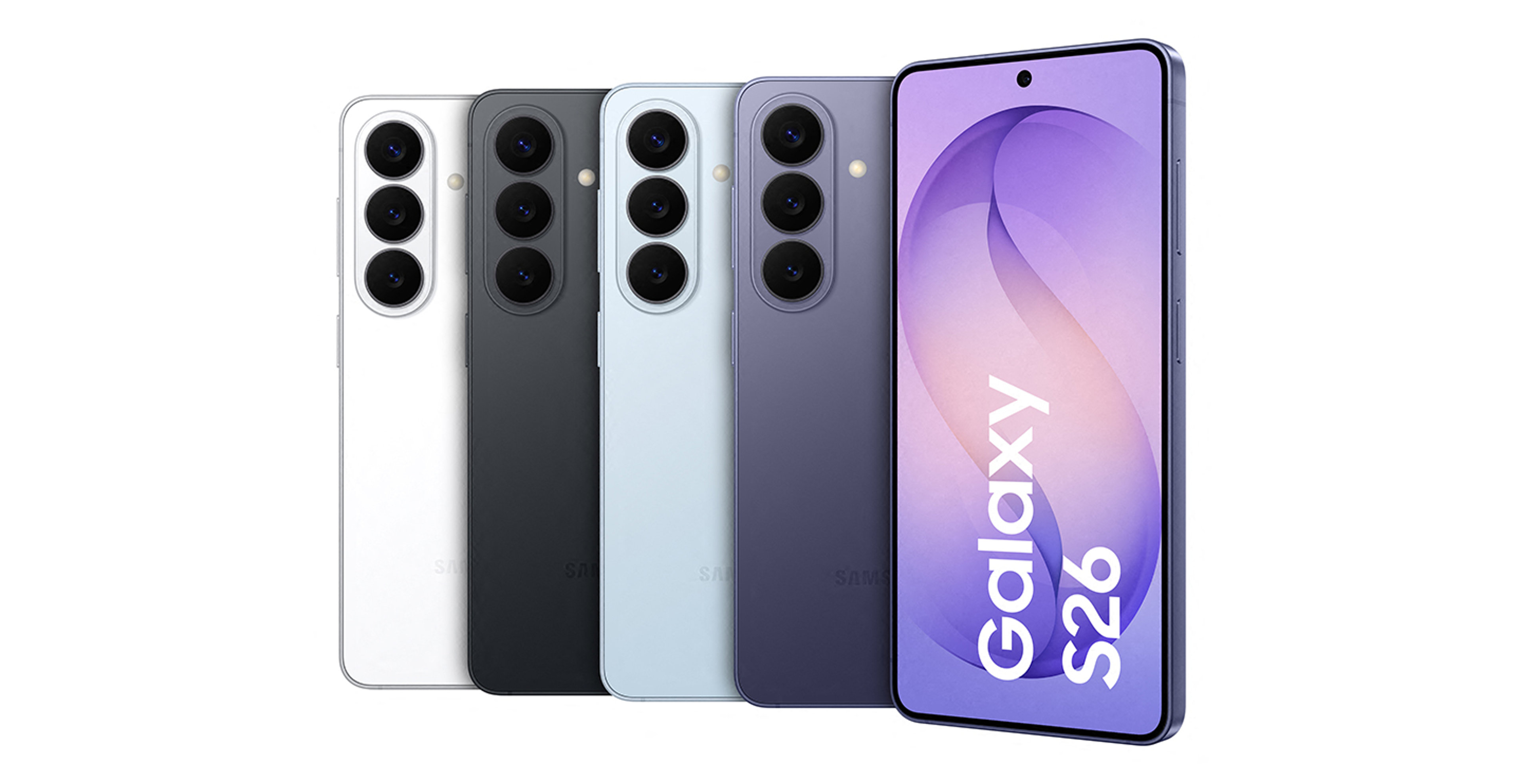 Samsung Galaxy S26 in unterschiedlichen Designs