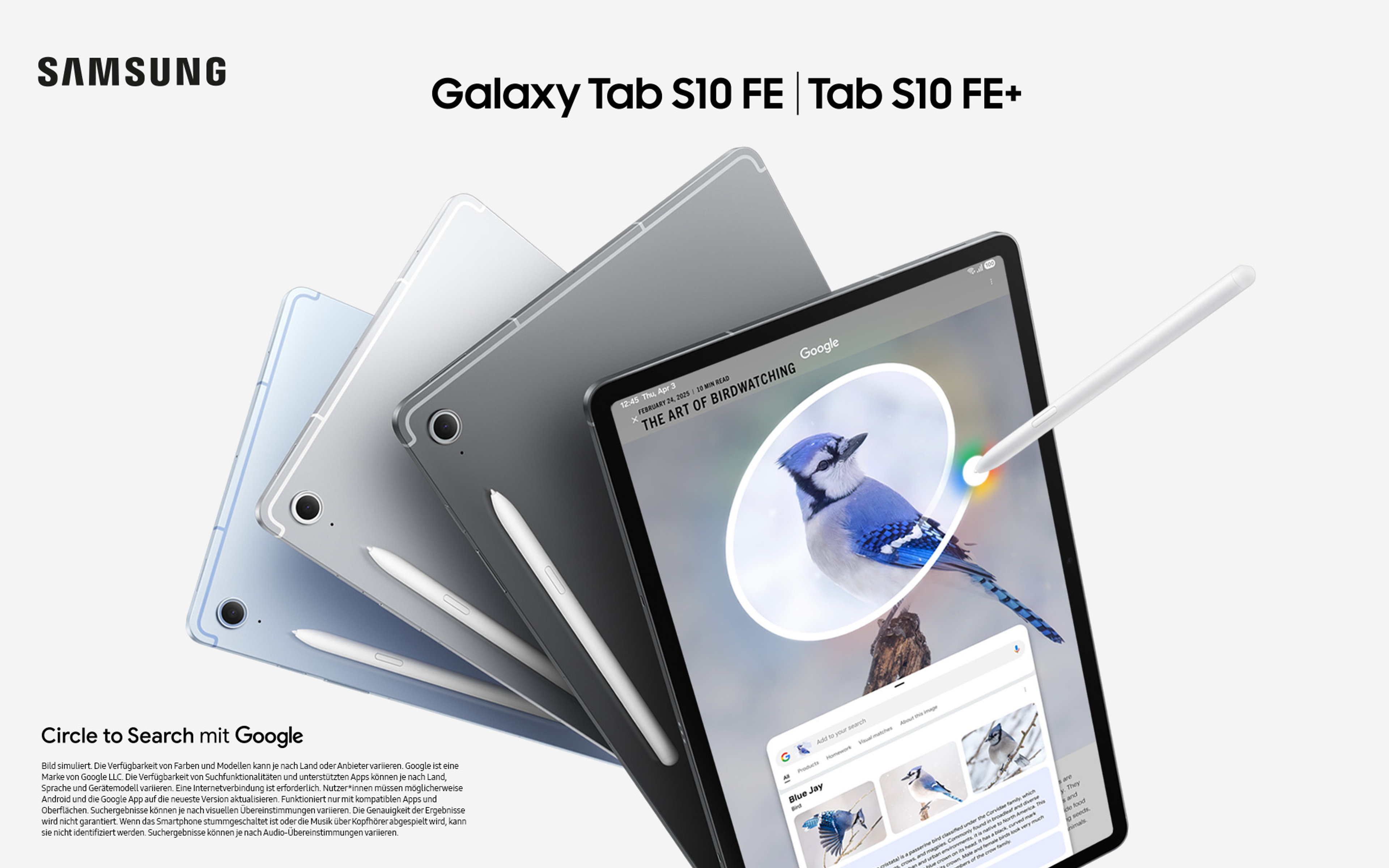 Info - Neuheiten - Samsung - Tab 10 FE/ Tab 10 FE+ Bild