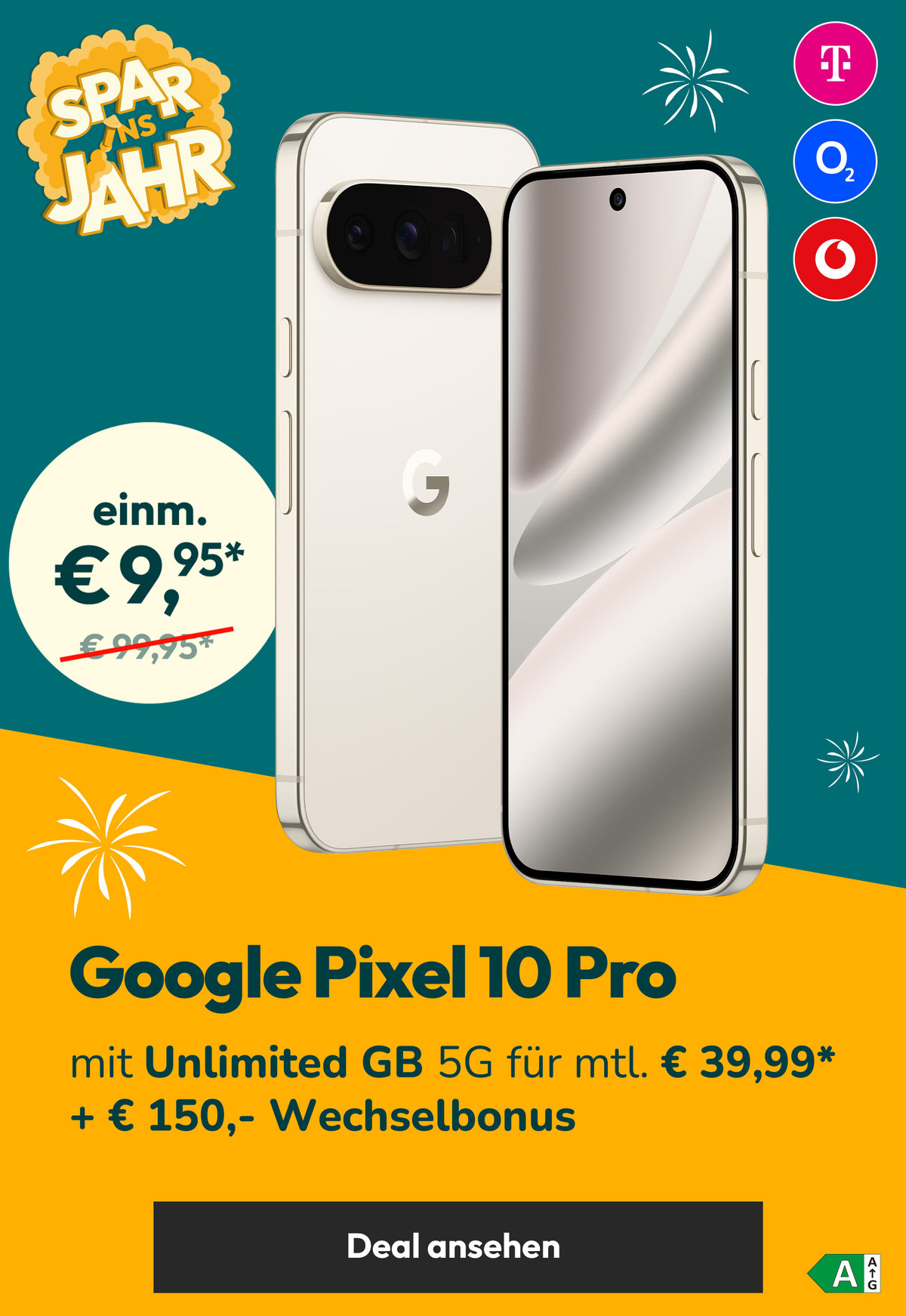 Google Pixel 10 Pro - Spar ins Jahr Sammelseite