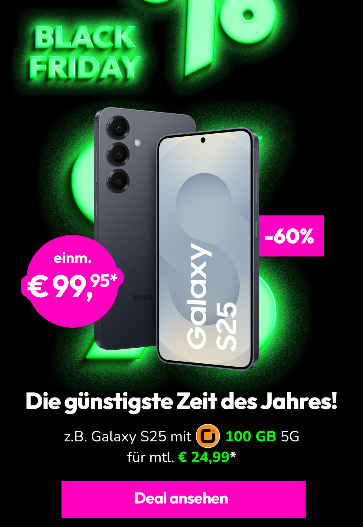 Galaxy S25 - Black Friday Deals