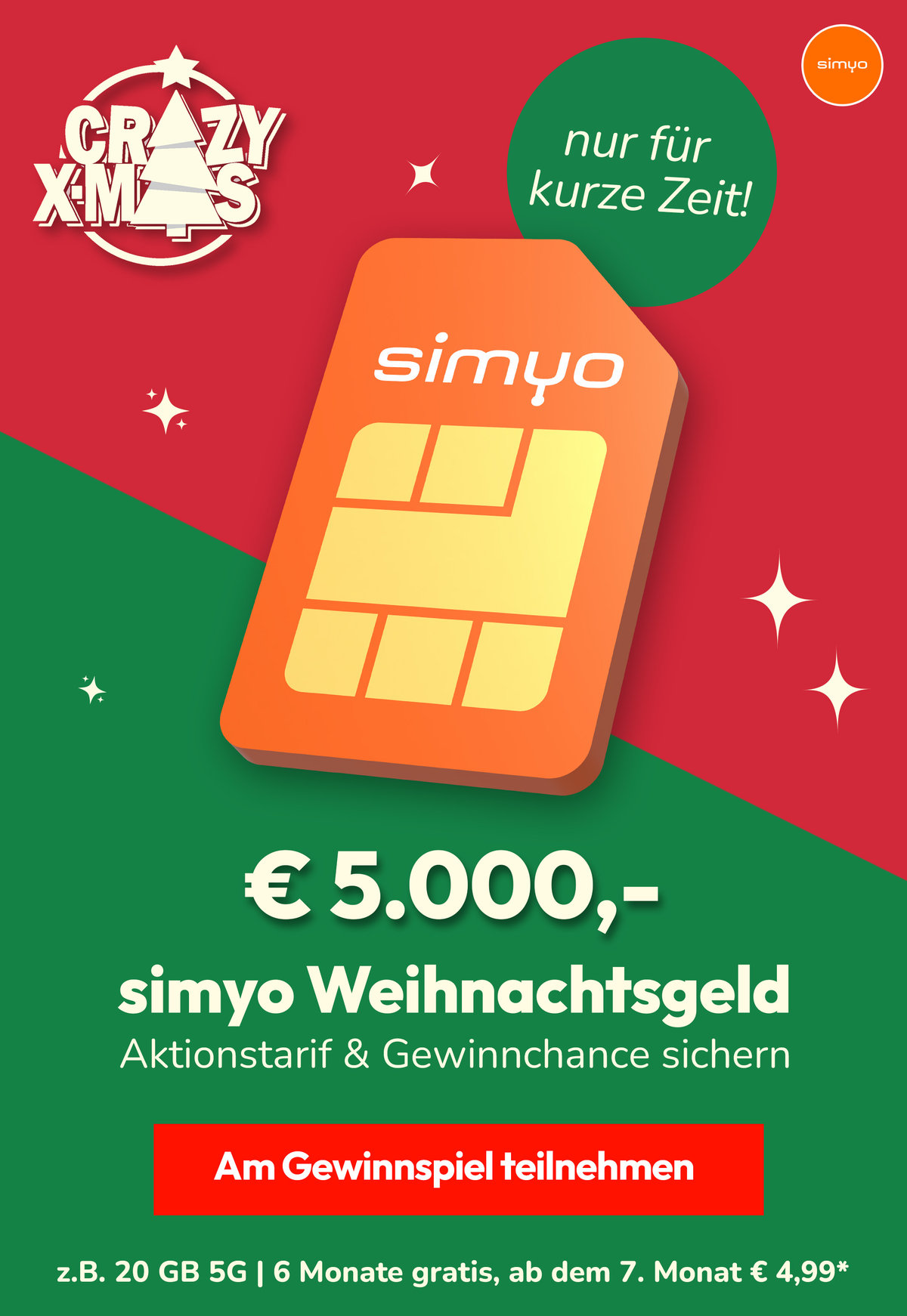 simyo Christmas - Gewinnspiel