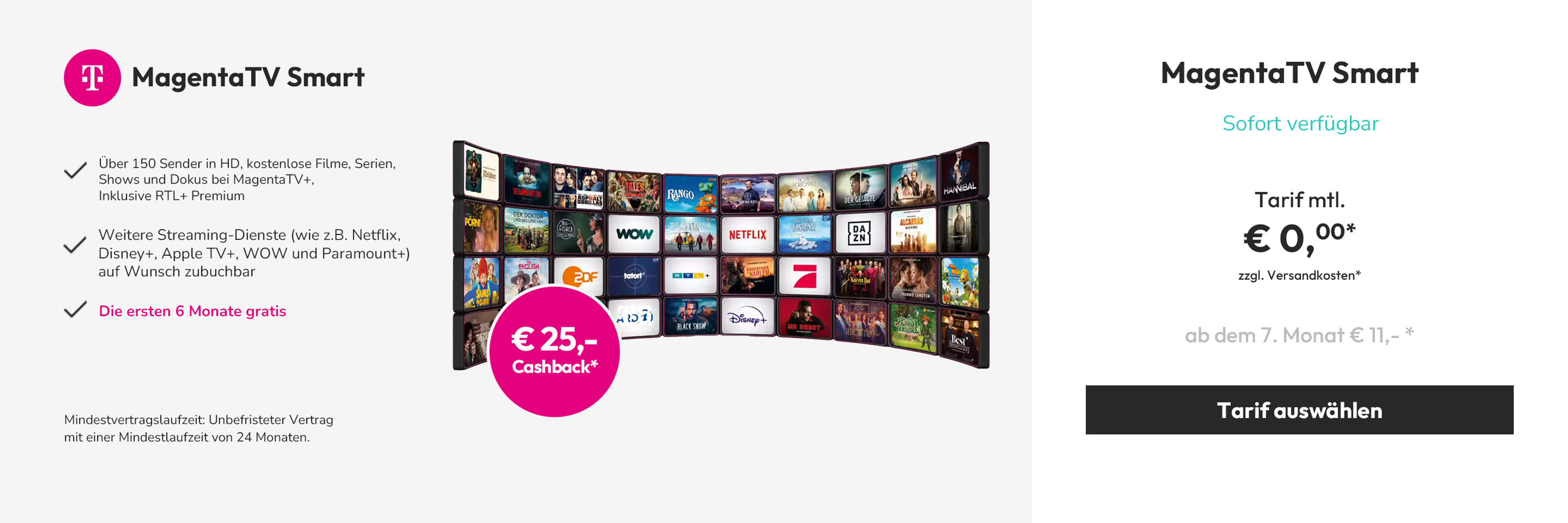 Angebote Magenta TV Smart - Zwischenbanner
