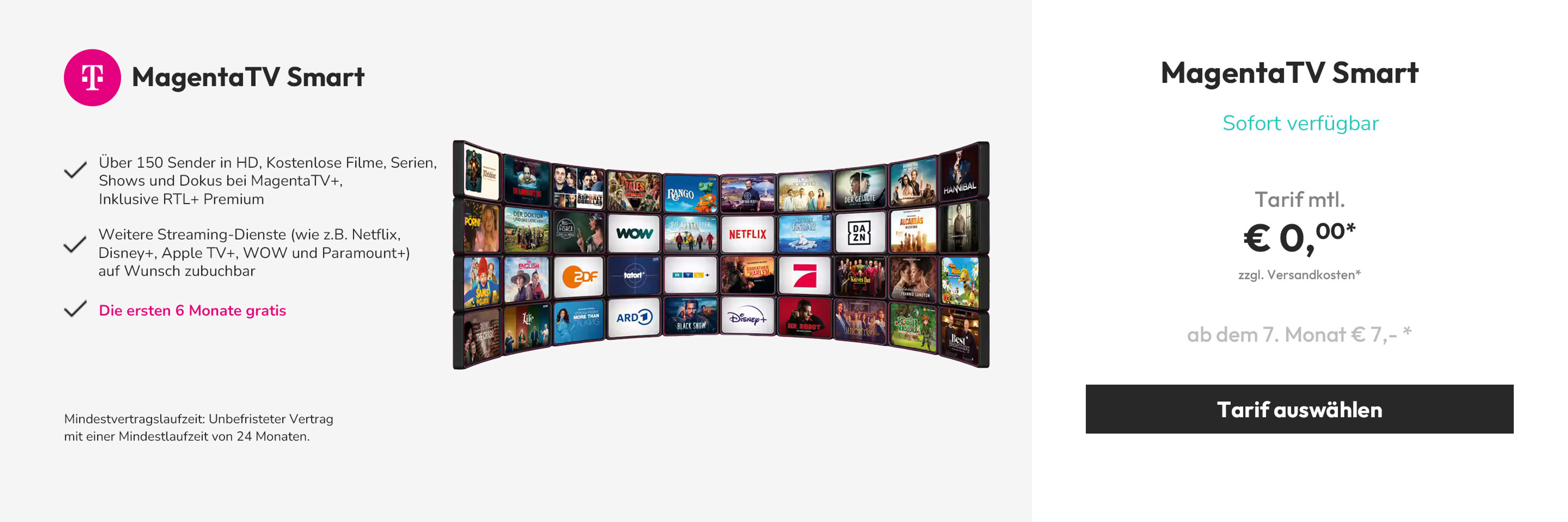 Angebote Magenta TV Smart - Zwischenbanner