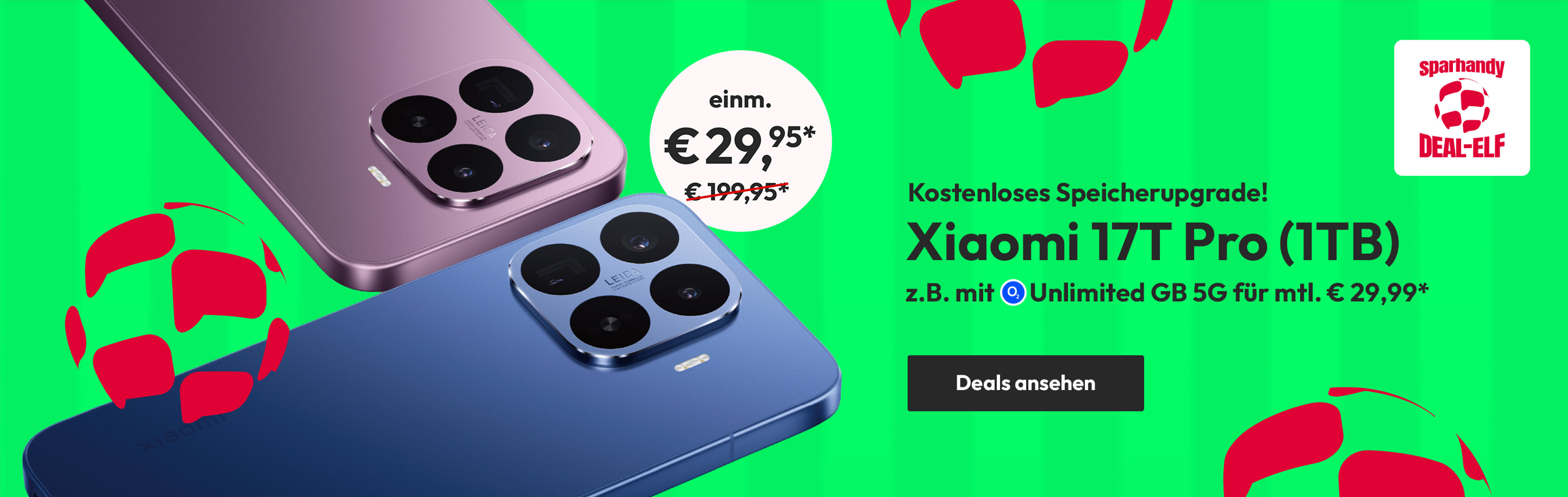 Angebote WM - Xiaomi 17TPro mit Unlimtied GB 5G für mtl. €29,99* | einm. € 29,95*