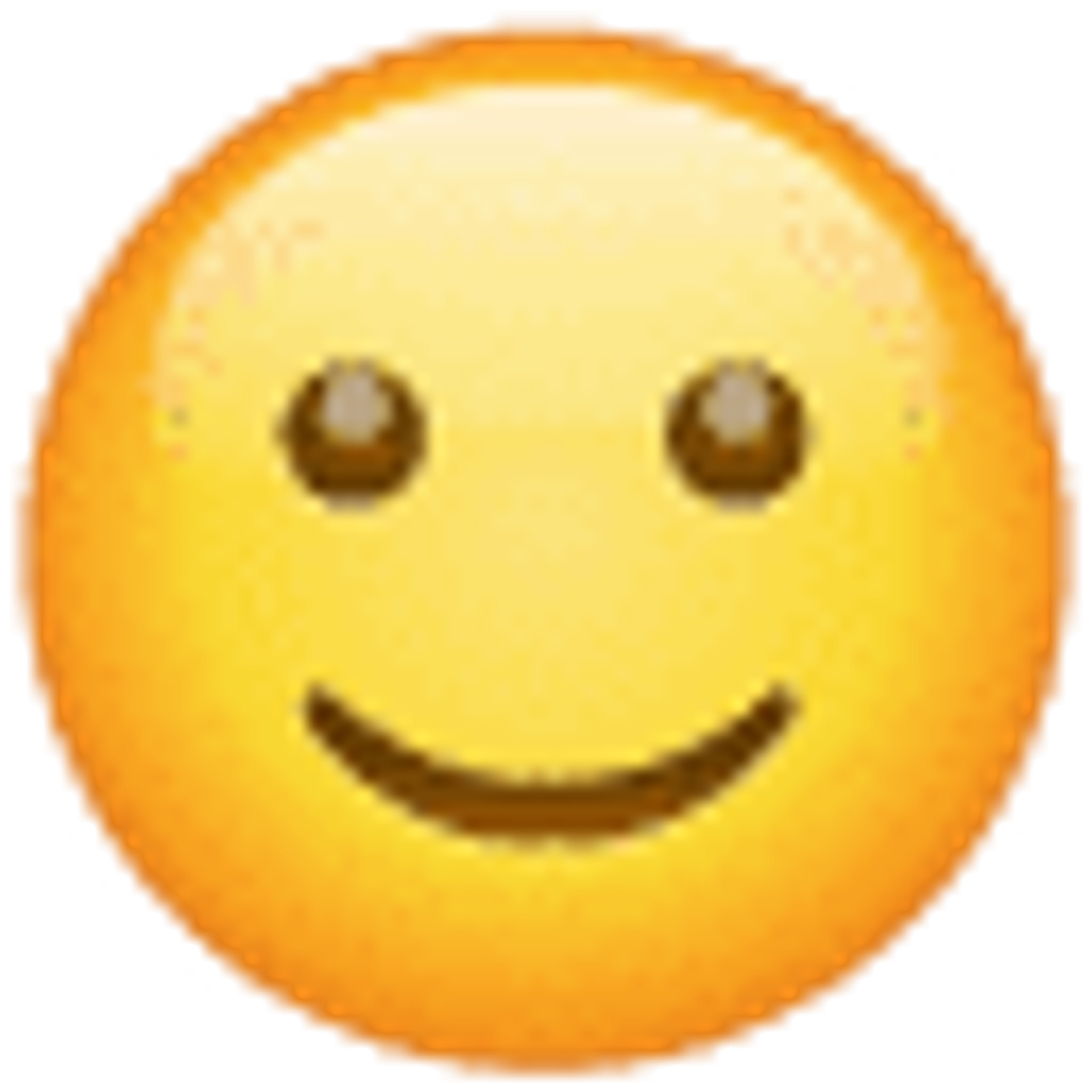 Leicht lächelndes Gesicht