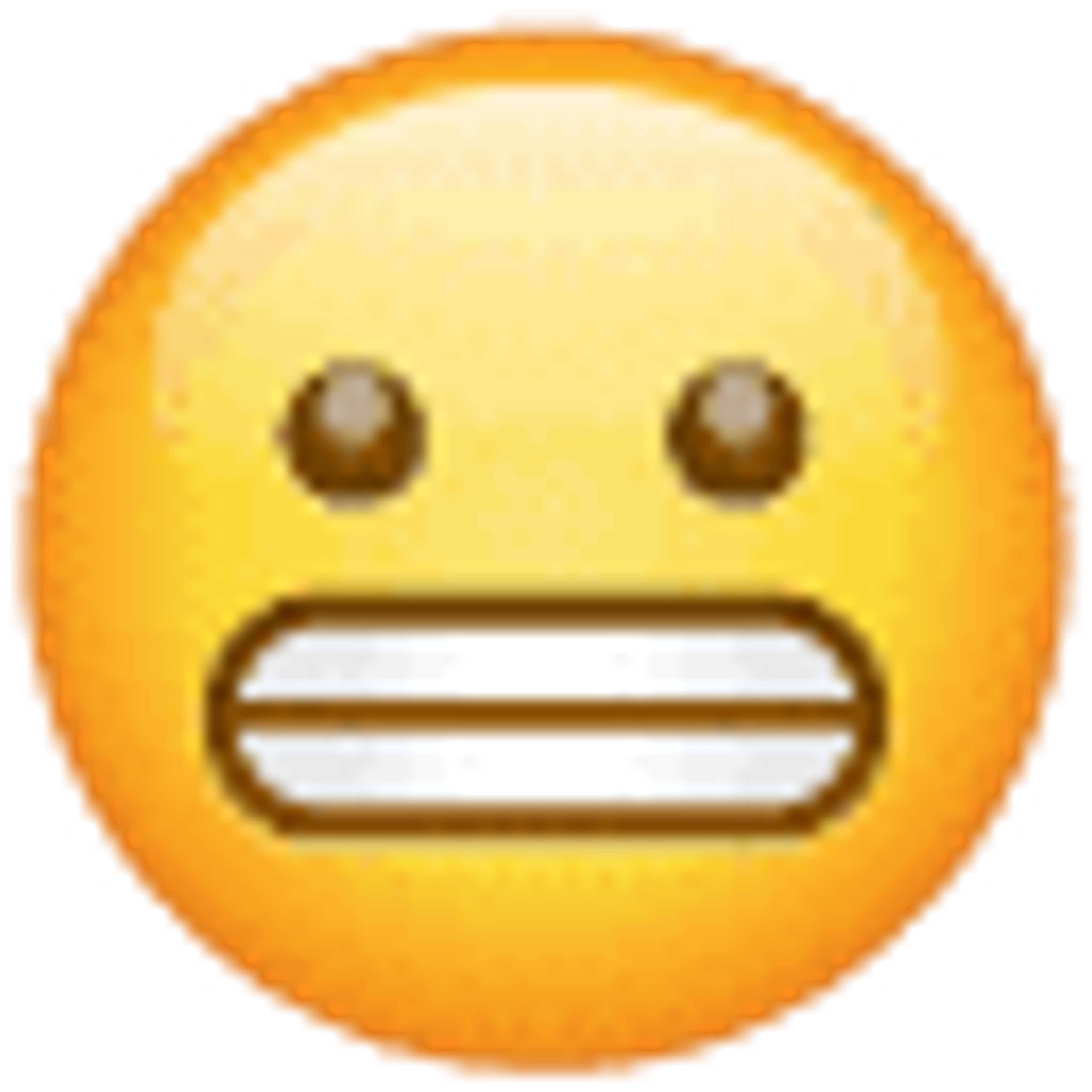 Grimassen schneidendes Gesicht