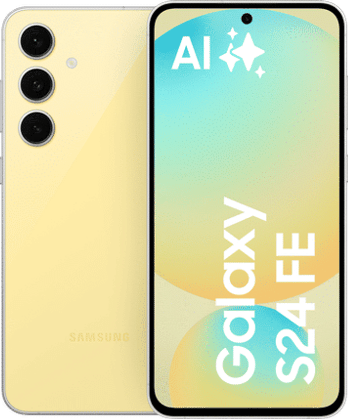 Samsung Galaxy S24 FE - Front-/ Rückansicht - Yellow
