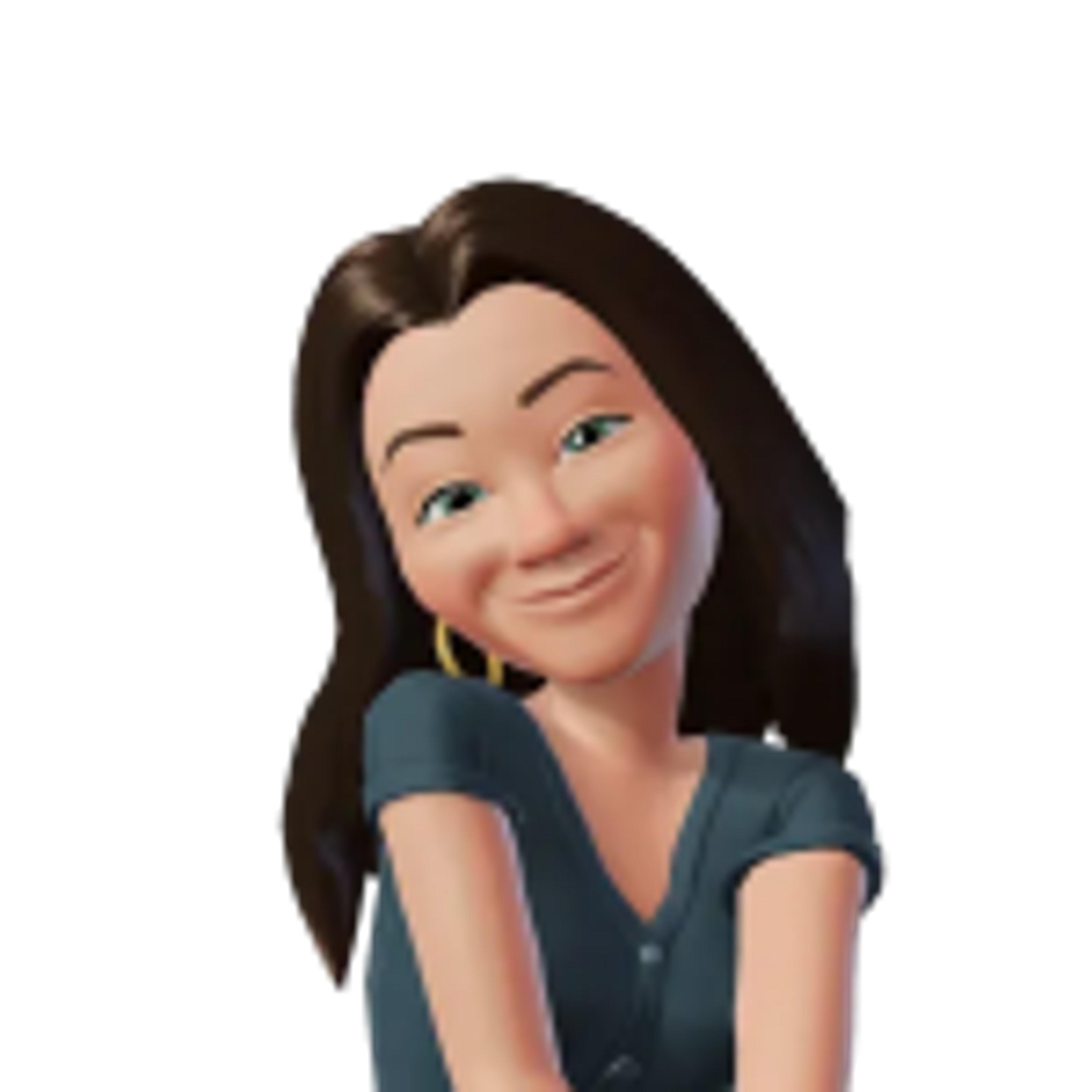 WhatsApp Avatare Sticker - verschmitztes Lächeln