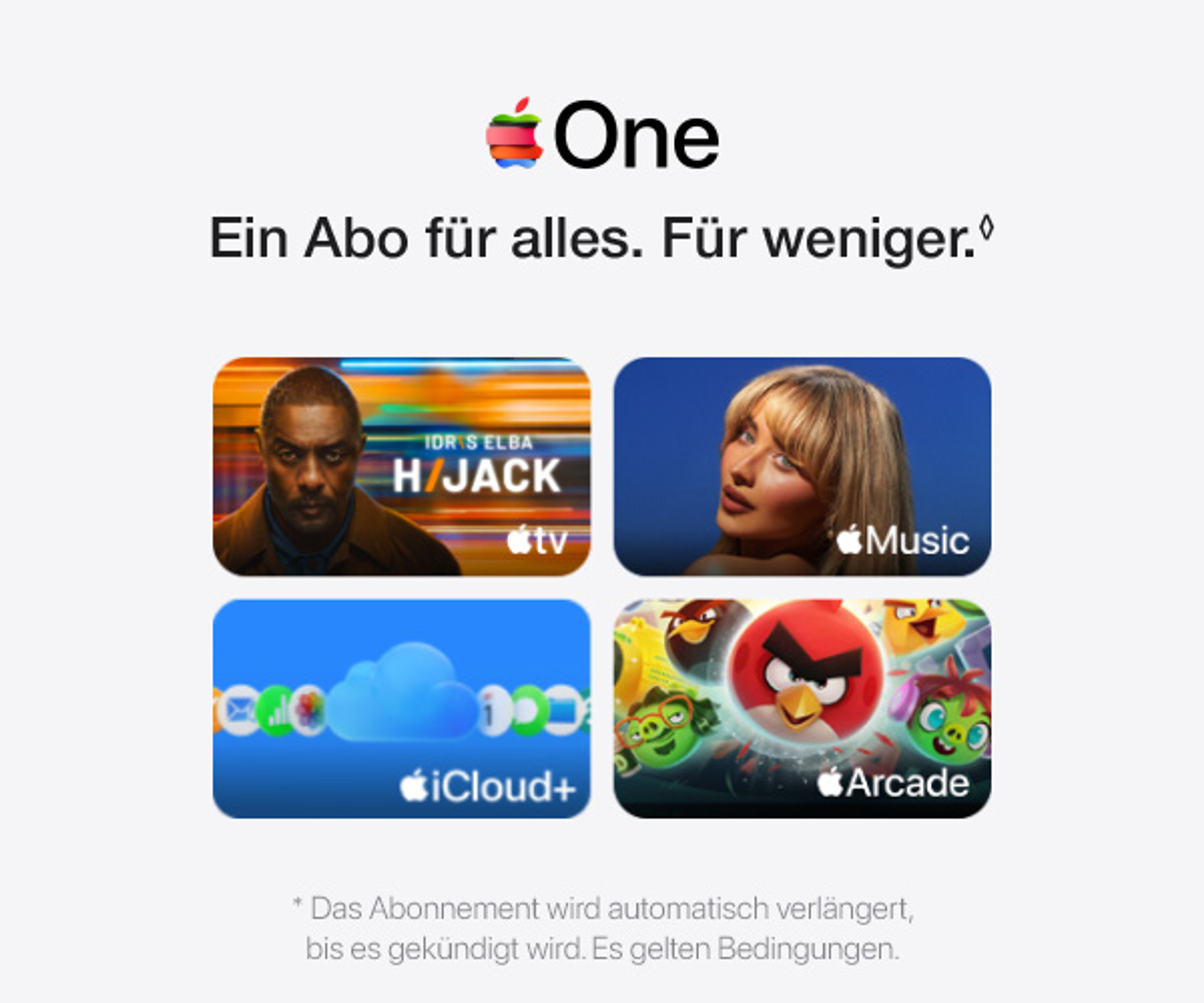 Apple One - 3 Monate kostenlos*