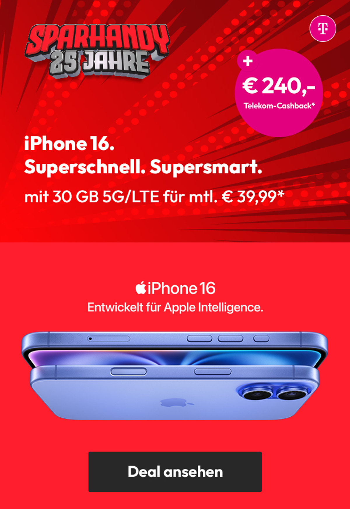 Teaserbild Apple iPhone 16 Bday 