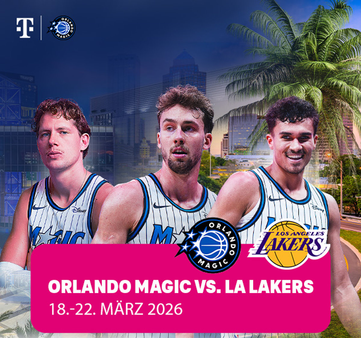 Telekom Logo featuring NBA Logo