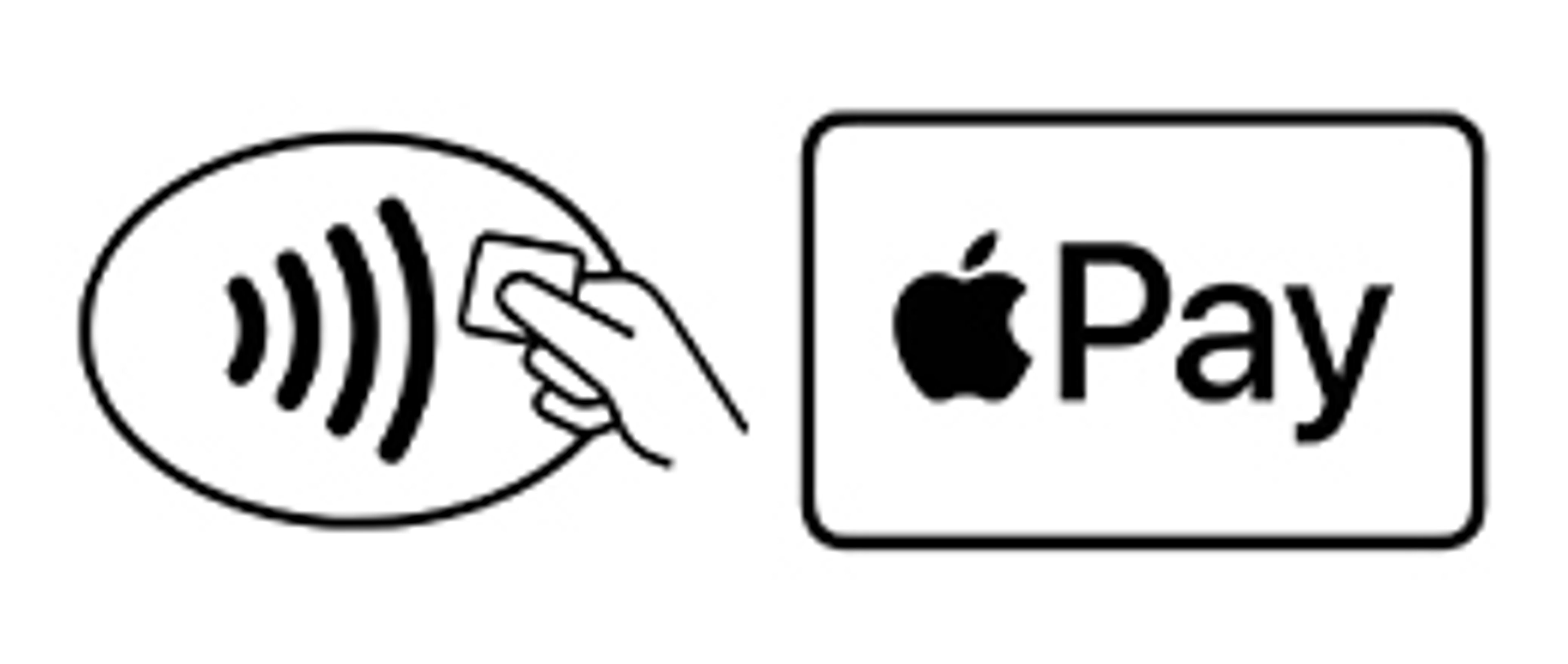 Kontaktlos-Symbol & Apple Pay Logo