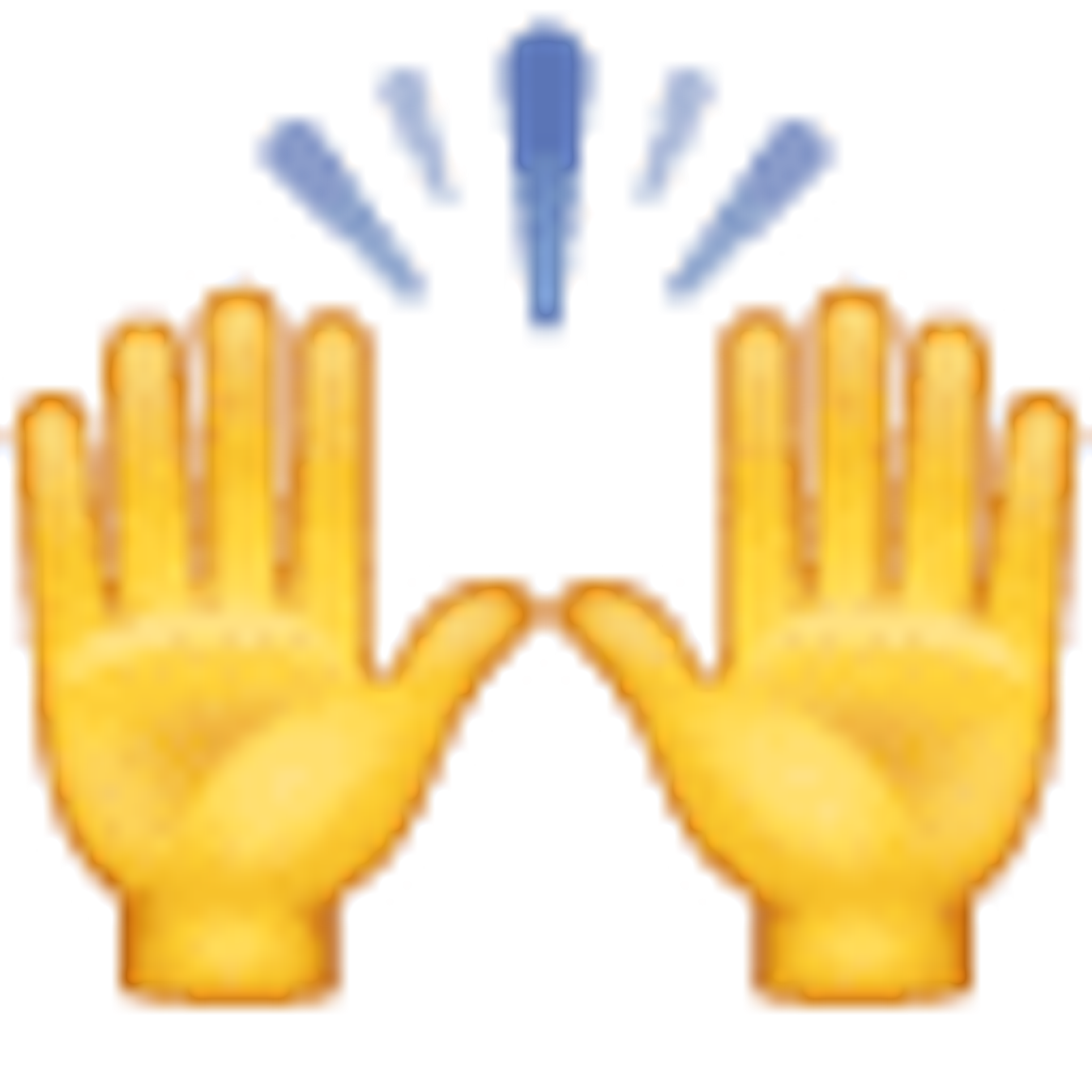 Person, die feiernd die Hände nach oben streckt