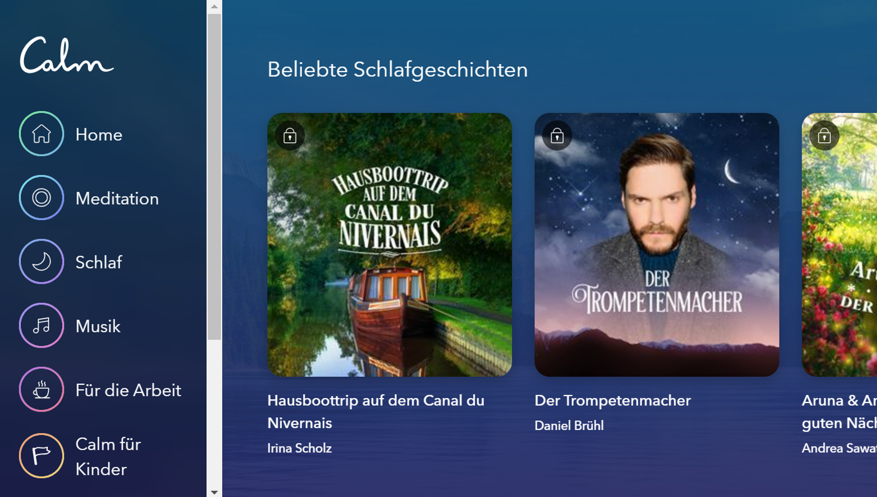 Calm Beispiel